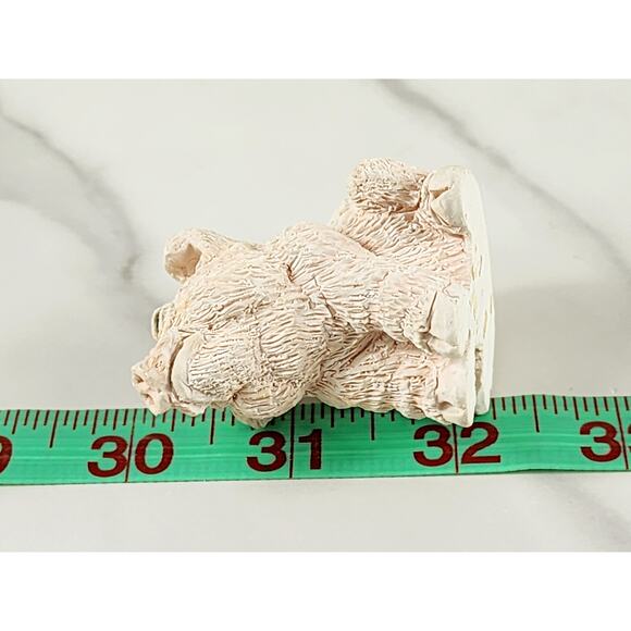 Stone Critters Mini Piglet Pig Piggy 2 1/4" Figurine 1988 USA Home Decor Vintage - Picture 13 of 14